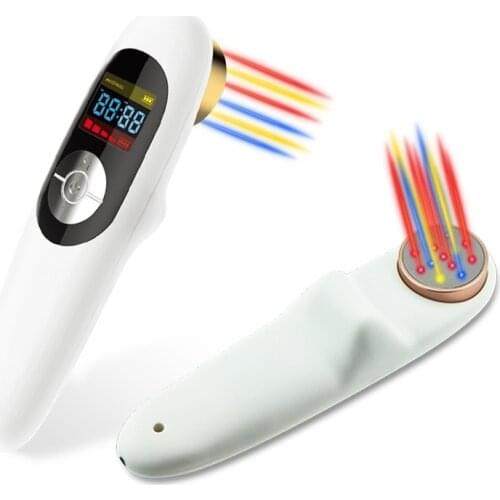 Blue Red Cold Laser Therapy Device For Rheumatic Pain Relief, Sport Injuries, Arthritis, Wounds Healing Laser
