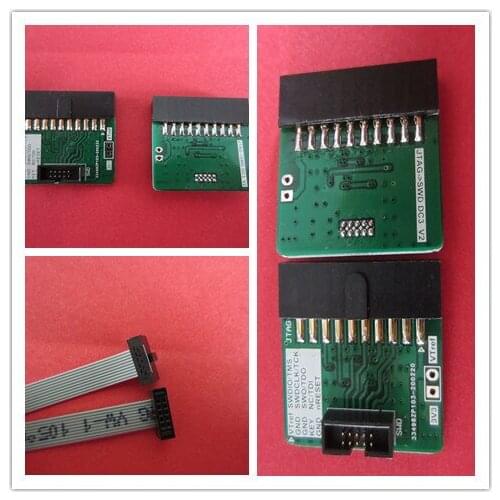 JTAG Adapter Board Standard 20 Pin 2.54mm to 10 1.27mm In-Line Plug-In Type Supporting Jlink Swd