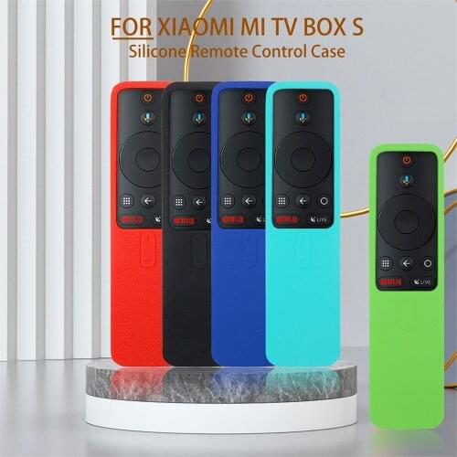 Remote Case for Xiaomi Mi Box S 4X TV Stick Control Cover Silicone Shockproof Skin-Friendly Protector
