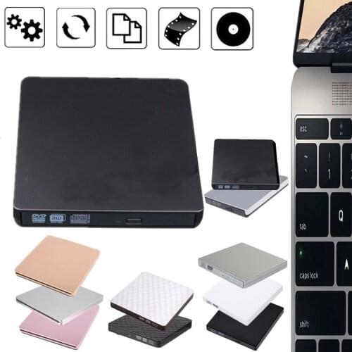 4 Types USB 2.0/USB3.0 External CD Player DVD-RW Optical Drive Burner Computer Notebook COMBO Accessories