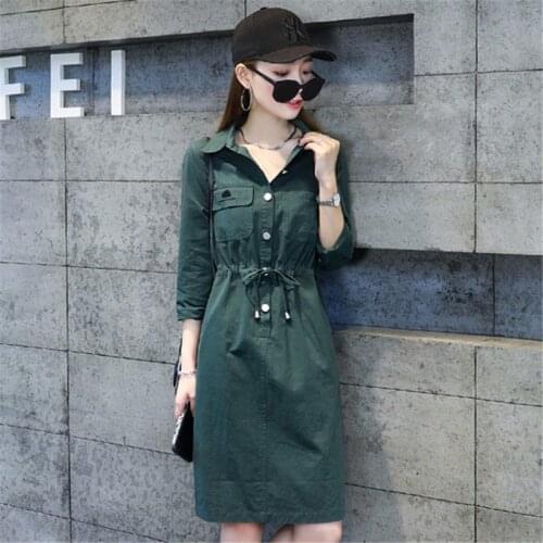 Woman Dresses Autumn Clothing New Womens Clothing Embroidered Dress Fashion Mid-Length Casual Vestido De Mujer Femme Robe