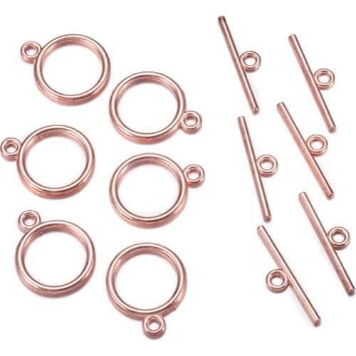 20Sets OT Toggle Clasps Connectors for Bracelets Necklace Jewelry Findings 15X2mm Bar 21mm