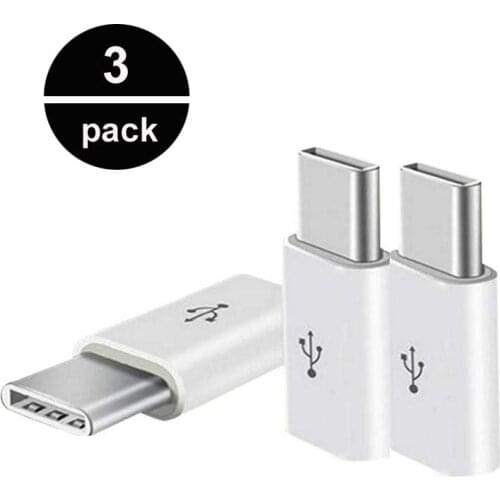 3PCS Type c To Micro Usb for One Plus 6 3 5 OnePlus 6 Samsung Galaxy Note 8 9 S8 S9 Plus Type C To Usbc Connector Type-c Adapter