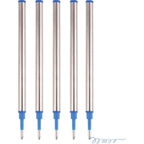 YYDS 5pcs Ballpoint Pen Refills Replacement 0.5mm Blue Black Red Ink Color for School Office Stationery