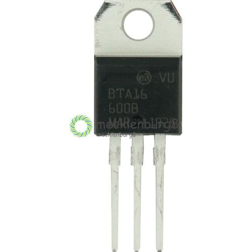 5PCS BTA16 BTA16-600B BTA16-600 Triacs 16 Amp 600 Volt TO-220 original new