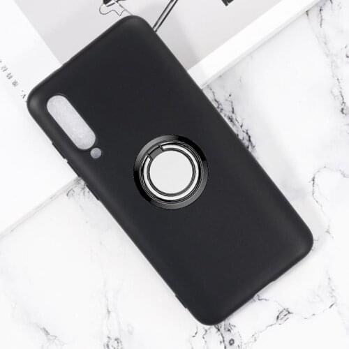 For Xiaomi Mi 9 Pro 5G Back Ring Holder Bracket Phone Case Cover Phone TPU Soft Silicone Cases for Xiaomi Mi 9 Pro 5G 6.39 inch