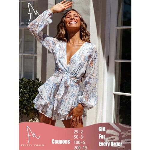 Fluffy World Floral Summer Dresses