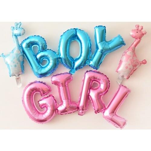 Link Baby Boy Girl Letter Foil Balloons Baby Shower Birthday Wedding Party Large Size Connect Baby Alphabet Air Globos Decor Hot