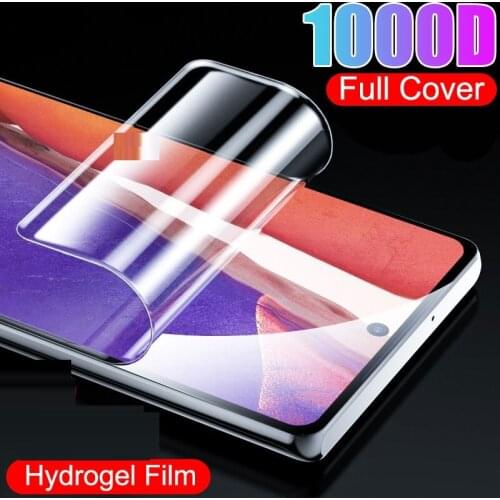 Hydrogel Film Not Glass For Samsung Galaxy Note 20 Ultra 5G S20 PLus 10 Lite S10 8 9 S8 S9 S10e Full Cover Soft Screen Protector