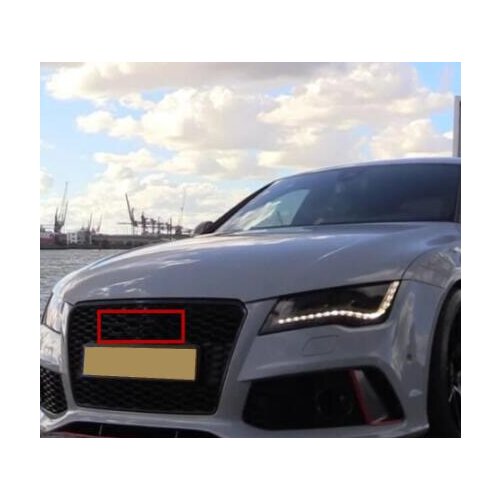 Emblem Logo Glossy Black for A3 A4 A4L A6L TT Q3 Q5 Q7 A5 A7 RS3 RS4 RS5 RS6 Front Middle Rings Grille Badge Trunk Sticker