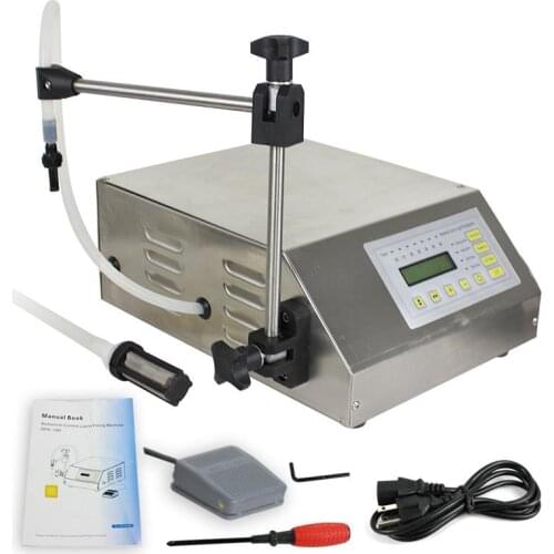 Commercial Semi automatic Water CNC desktop liquid Filling Machine 5-3000ML Digital Control Pump small Liquid Filler10-30pcs/min