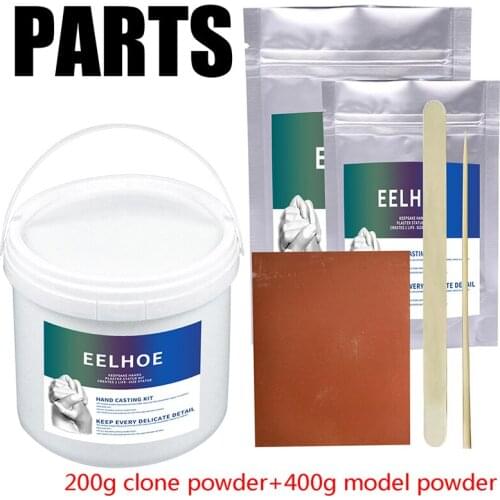 DIY Replica 3D Hand & Foot Print Mold Powder Gypsum Powder Baby Birthday Gift Handprint Footprint Gift Plaster Casting Kit