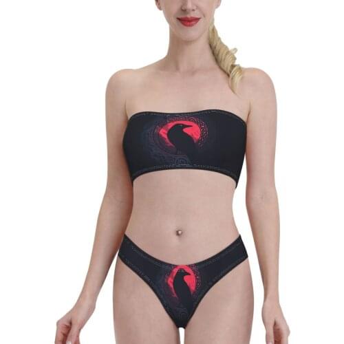 Anime Comic Kawaii Swimwear Akatsuki (10) Bandeaukini 2021 Swimming Suit Bikinis for Women young Girl