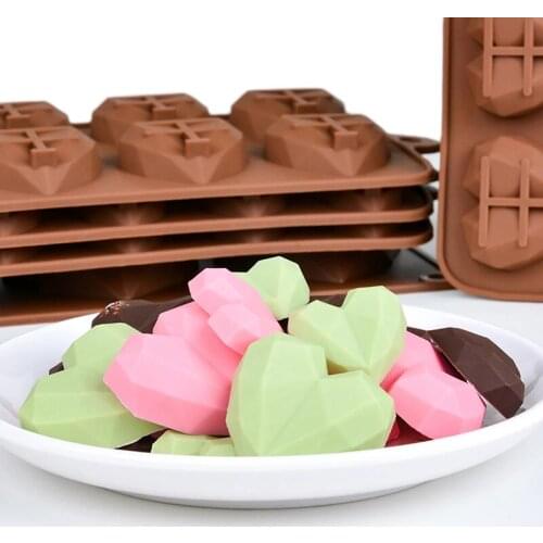 15cavities Mini Heart Chocolate Mold Silicone Candy Molds Gummy Jelly Mould Cake Mold Decoration Accessories Chocolate Gift