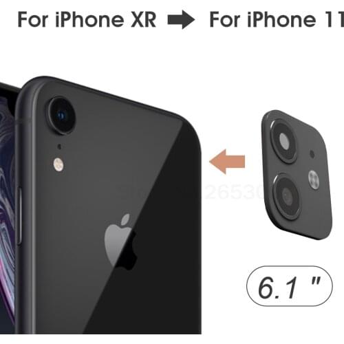 Camera Lens For iPhone XR Seconds Change For iPhone 11 Luxury Alumium Case For iPhone XR Seconds Change For iPhone 11 6.1 inch