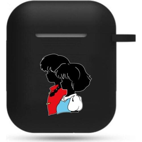 Japan anime Ranma 1/2 Earphone case Protective Headset Cover boy girls Bluetooth Airpods Earphone Case Headphone Case
