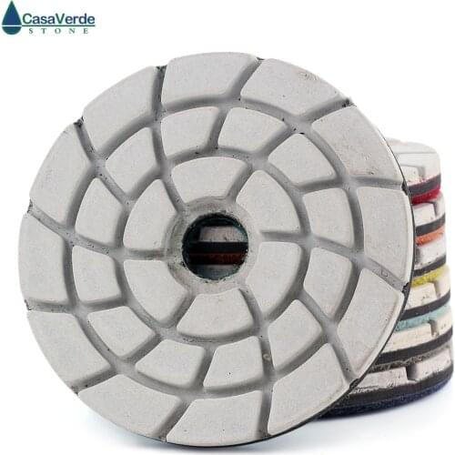 4 inch 100mm dry or wet diamond floor polishing pads for polishing granite concrete floor