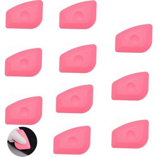 FOSHIO 5/10PCS Car Vinyl Film Wrap Squeegee Carbon Fiber Wrapping Tool Auto Window Tint Scraper Sticker Remove Car Cleaning Tool