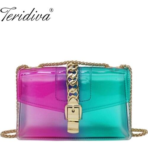 Teridiva Women's Clutches On A Chain