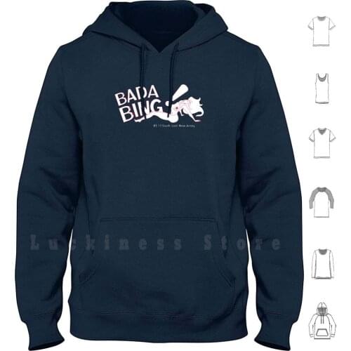 Bada Bing - Standard Logo & Address hoodies long sleeve The Sopranos Bada Bing Bing Bada Mafia Goodfellas New Jersey Ny