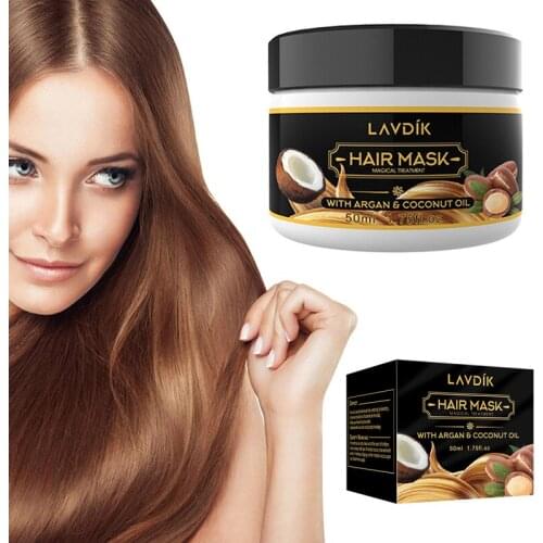 LAVDIK 50ml Magical Keratin Hair Treatment Mask 5 Seconds Repairs Damage Hair Deep Hair Care Mask for all hair types