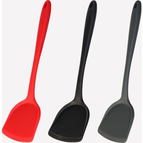 High quality non-stick pan silicone spatula food grade silicone spatula heat-resistant fried egg cooking spatula kitchen tools