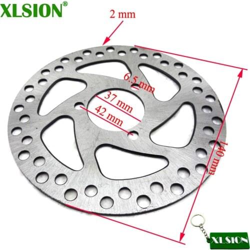 XLSION Brake Disc Rotor 37mm 140mm For 2 Stroke 47cc 49cc Gas Electric Scooter Pocket Bike Mini Dirt Kids ATV Quad 4 Wheeler