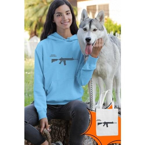Angemiel Wear Winner Winner Chicken Dinner Blue Women 'S Hooded Sweatshirt Bags Kombin