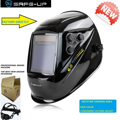 MIG MAG TIG Ture Color 4 Sensors Solar Cell Powered Expensive Auto Darkening Welding Helmet Welding Mask