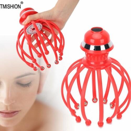 Electric Head Massager Claw Stress Relief Hair Loss Therapy Scalp Massage Machine Electric Scalp Massage Comb