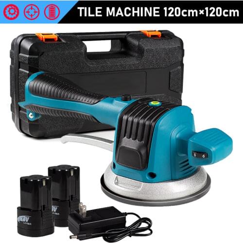 Powerful Cordless Adjustable Vibration Frequency Ceramic Tile Tiler For 16.8V Makita Battery With 2 Battery Automatic Tools