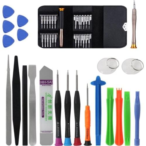 46 IN 1 Professional Mobile Phone Repair Tool Kit for iPhone Samsung Xiaomi Multifunctional Screwdriver Pry Disassembly Tool Set