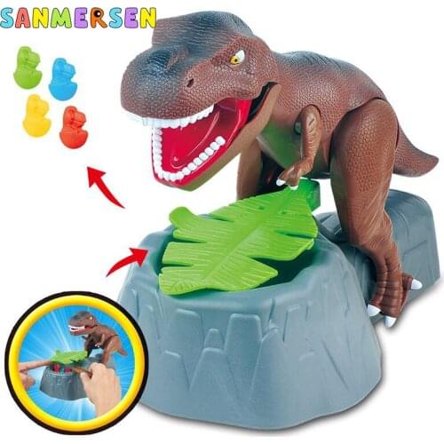 Fun Dinosaur Bite Set Interactive Toy Dinosaur Model Party Games Toys for Children Hand Table Chew
