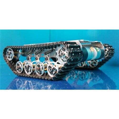 Oversized model tank chassis independent suspension damping chassis for crawler robot Remote control model tanks