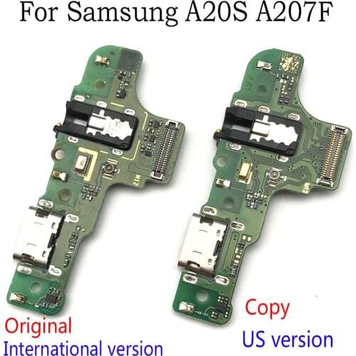 100% New Origianl Repair Charging Port Connector Board Flex Cable With Microphone Mic For Samsung A20S A207F A12