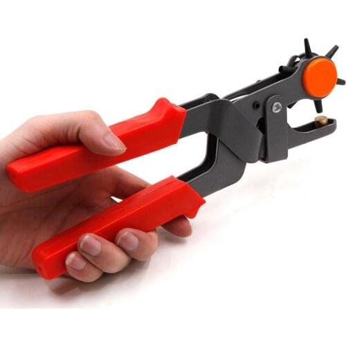 New Leather Hole Punch Hand Tools Pliers Belt Hole Maker 6 Sizes: 2mm, 2.5mm, 3mm, 3.5mm, 4mm, 4.5mm