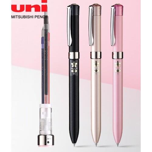 Uni SXE3-601 Color Ballpoint Pen Multicolor Twisting Student Special Ballpoint Pen Tricolor Module Pen 0.5mm Gel Pen