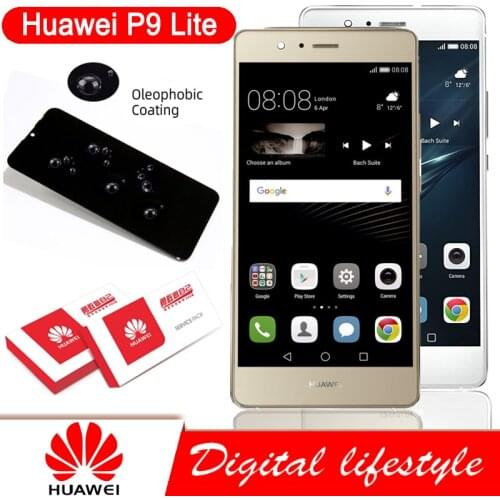 Original 5.2'' Display with Frame Replacement for Huawei P9 Lite LCD Touch Screen Digitizer Assembly VNS-L31 L21 L