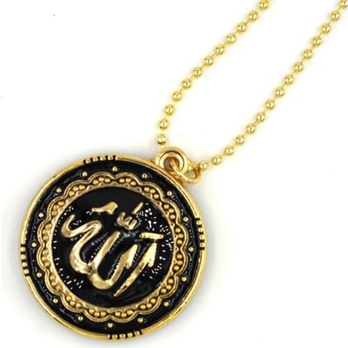 Anti EMF Radiation Pendant Energy Scalar Power Necklace Gold Chain Meteorite Volcanic Stone Anion Energy Pendant Necklaces