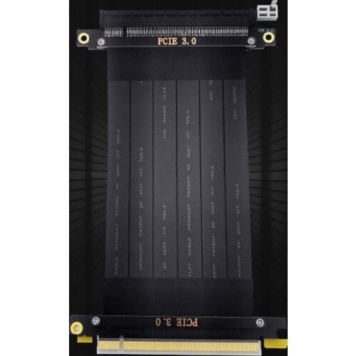 PCIe Riser Cable, 3.0 x16 PCI Express Riser Extender, Flexible High Speed 180 Degree GUP Riser Cable (10cm-100cm, 180°)