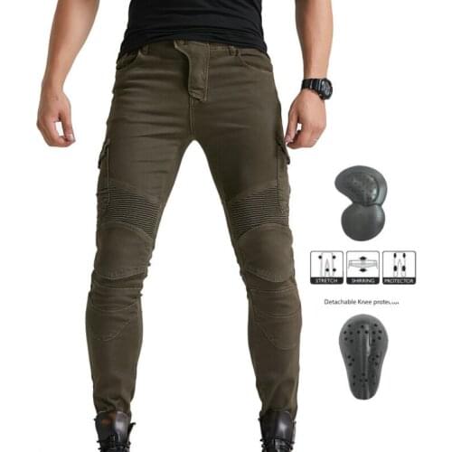 Motorcycle leisure straight easy ride jeans 06 locomotive from mens and womens racing trousers belt guards