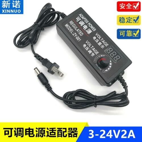 Adjustable power supply with a display adapter 48W thermostat regulator power supply suitable for dimming