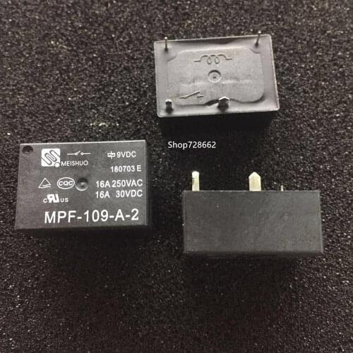 5pcs power relay for MEISHUO MPF-S-112-A-2 12VDC /09VDC MPF-S-109-A -2 MPF-109-A-2 208404 original new