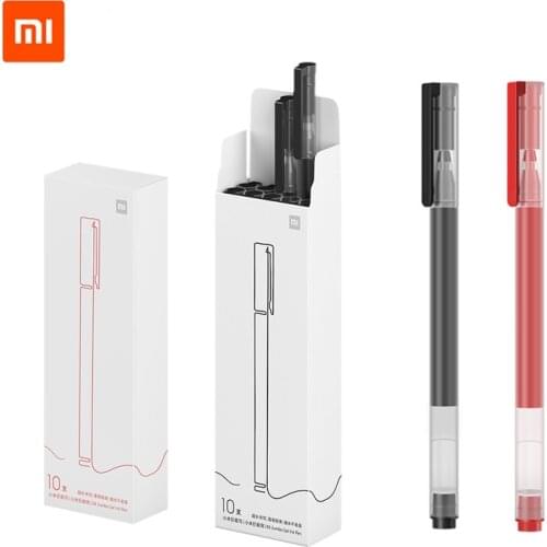 Original Xiaomi Mijia sign Pen 0.5mm MI Kaco Ballpoint pen Core Durable Signing Pen Refill Black japen Ink 10pc/set