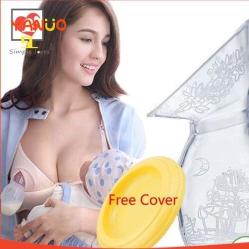Silicone Breast Pump High Suction Breast Milk Collector Leaking Milk Milking Device Silicone Breast Pump with Suction Cup
