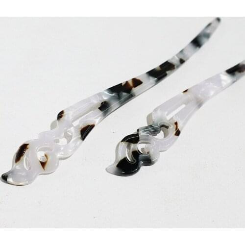 1pc New Japanese Korean Ladies Antique Acrylic Hairpin Classic Fashion Women Hair accessories About 10CM