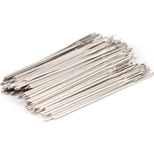 100Pcs/lot Size 24 Golden Tail Fabric Embroidery Cross Stitch Needles For Stitch Canvas Sewing Kit