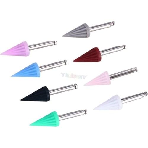 100pcs Dental Polishes Brushes Toothbrushes Tool Rubber Silicone Tapered Polishes Cup Teeth whitening Products