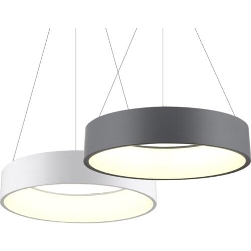 Aluminum LED Round Pendant Light Bedroom Living Room Indoor Lighting Hanging Lamp Restaurant Decor Kitchen Pendant Lamp Fixtures