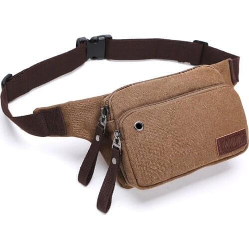 B27 2017 Hot Travel Bags Canvas Waist Bag men Fanny Pack Man Out Door Money Belt Bag Men Waist Pack Pochetes Homem Bolso Cintura